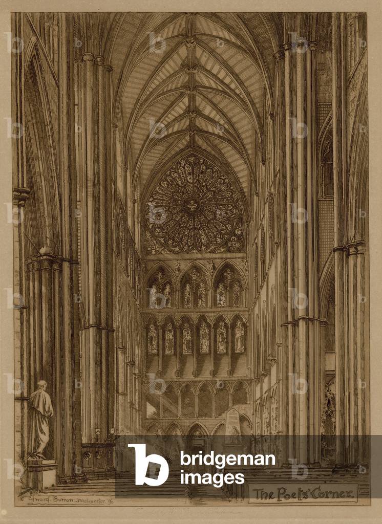 The Poets' Corner of Westminster Abbey (engraving)