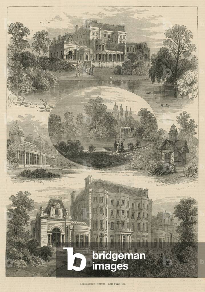 Kensington House, London (engraving)