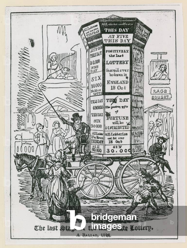 The last stage of the last state lottery.  A ballad 1826 (engraving)