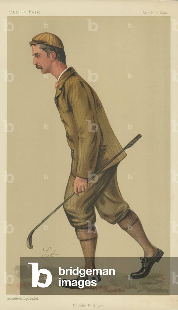 Mr John Ball junior (colour litho)