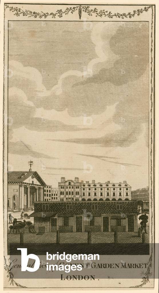 Covent Garden Market, London (engraving)