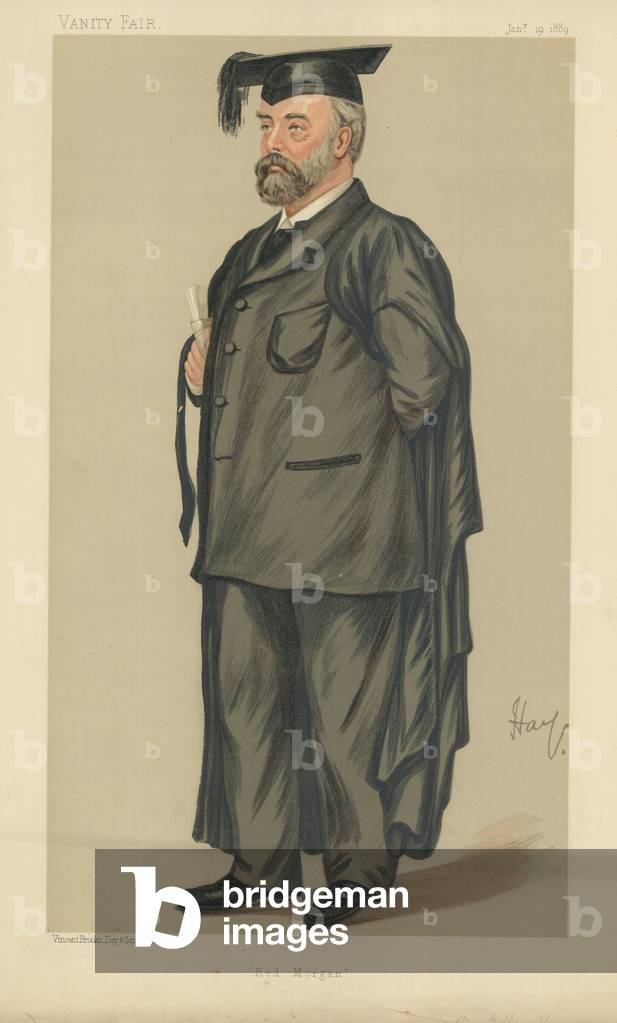 The Rev Edmund Henry Morgan (colour litho)