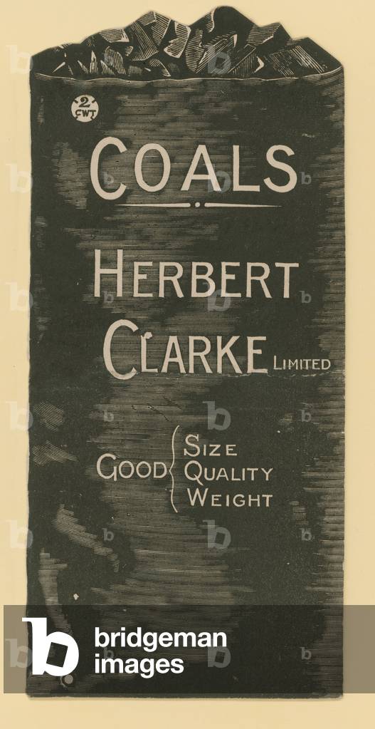 Advert for Herbert Clarke Ltd., coal merchant (engraving)