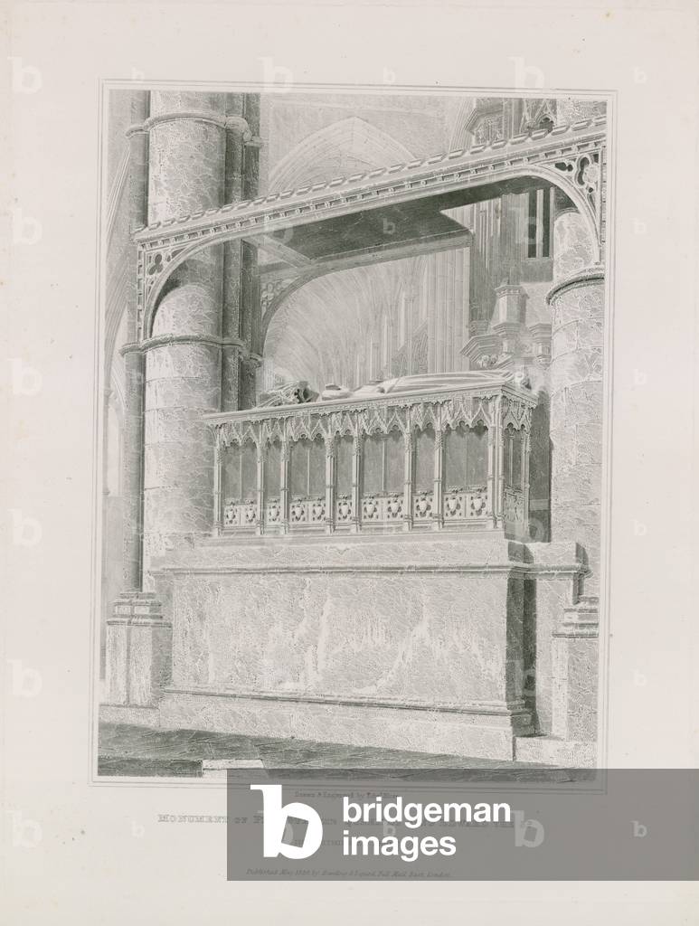 Monument of Queen Philippa (engraving)