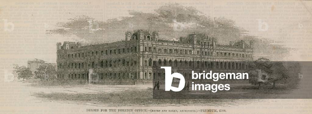 Design for the Foreign Office (engraving)