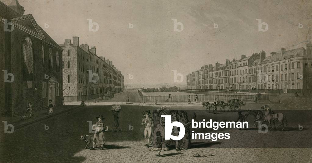 Unidentified London Square (engraving)