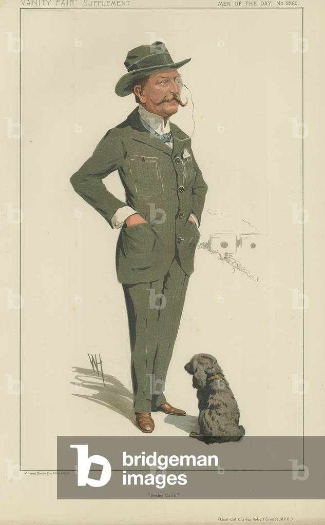 Lieutenant-Colonel Charles Robert Crosse (colour litho)