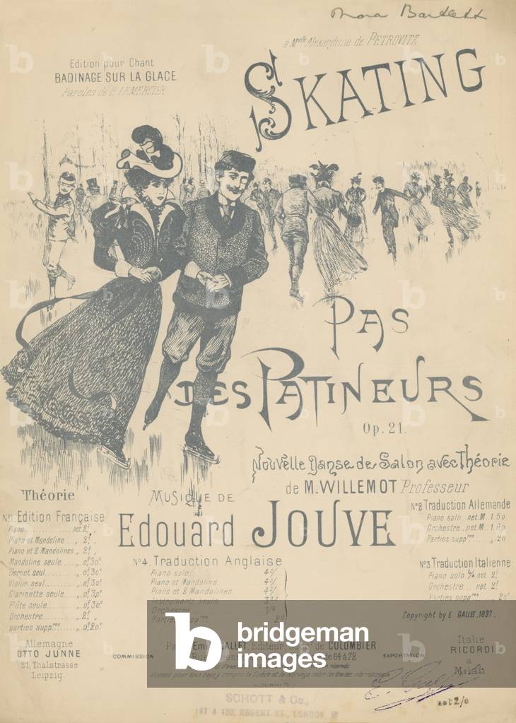 Pas Des Patineurs (litho)