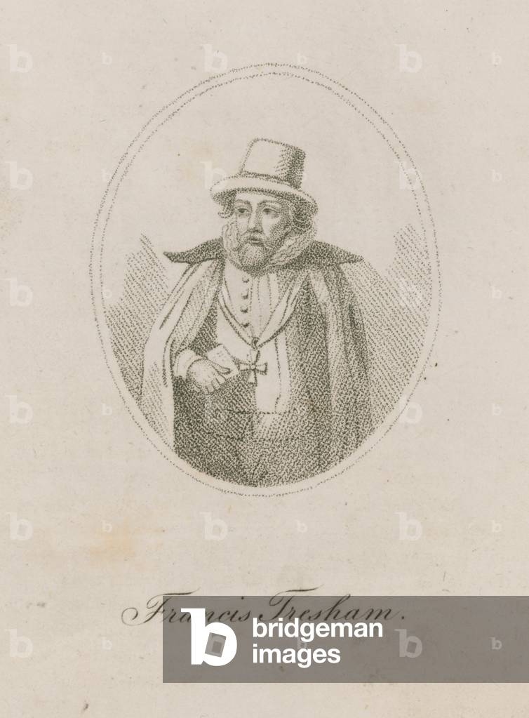 Francis Tresham, a member of the Gunpowder Plot (engraving)