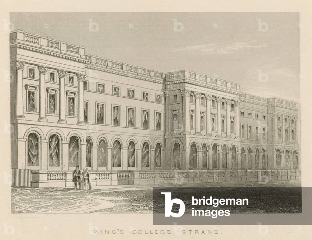 King's College, Strand (engraving)