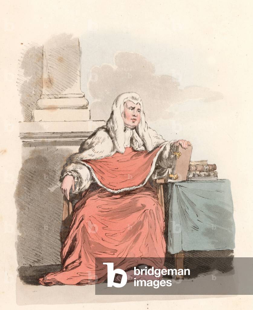 Judge (coloured engraving)