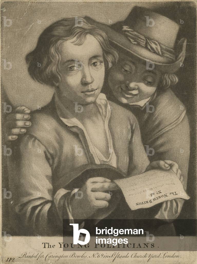 The young politicians (engraving)