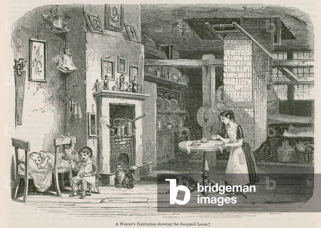 Weaver's habitation (engraving)