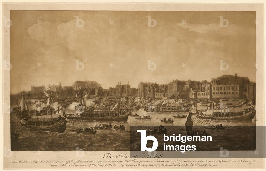 The Palace of Whitehall, 1683 (engraving)