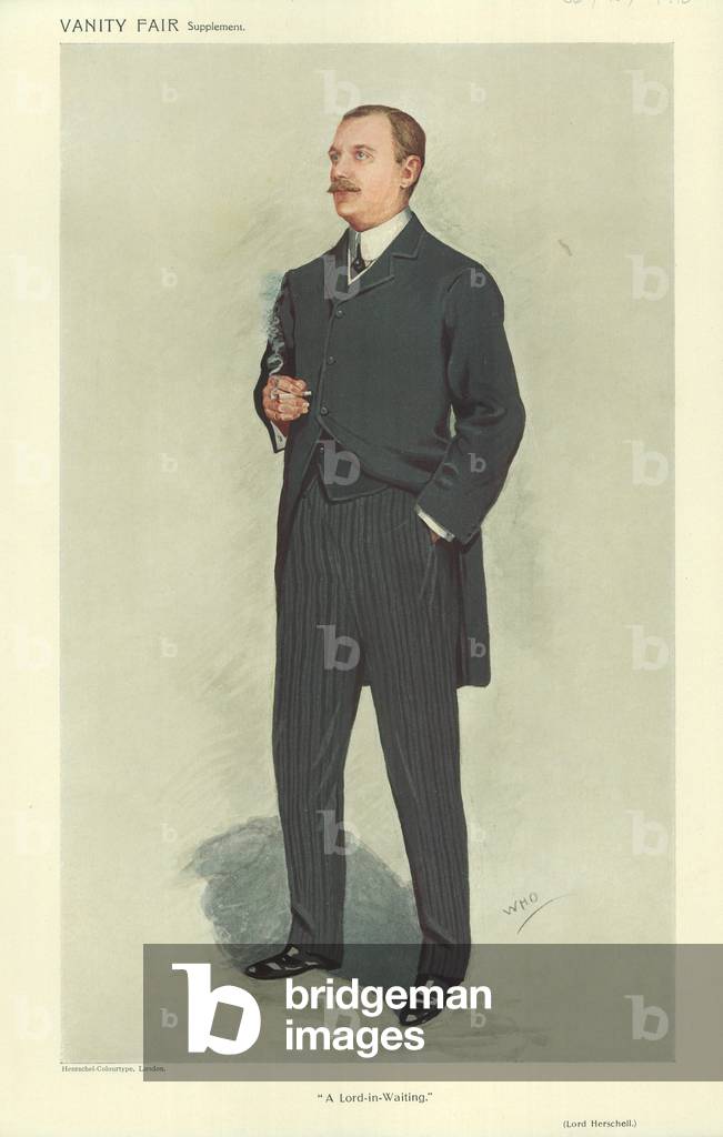 Lord Herschell (colour litho)