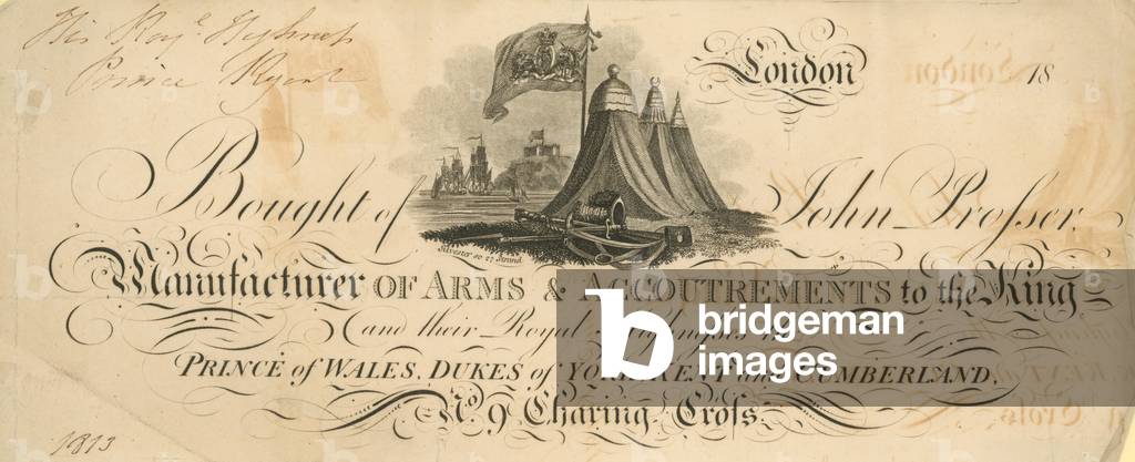Bought of John Prosser (engraving)