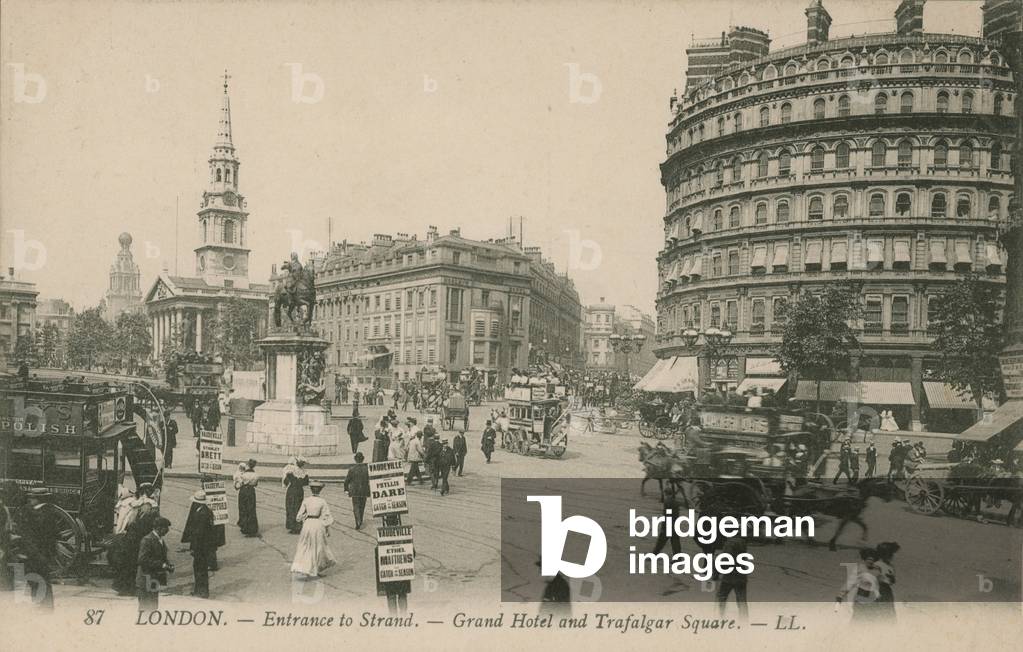 Grand Hotel and Trafalgar Square, London (photo)