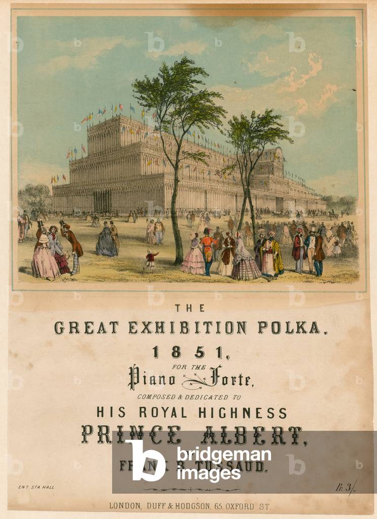 Great Exhibition Polka, 1851 (coloured engraving)