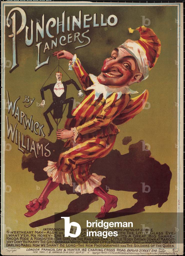 Punchinello Lancers (colour litho)