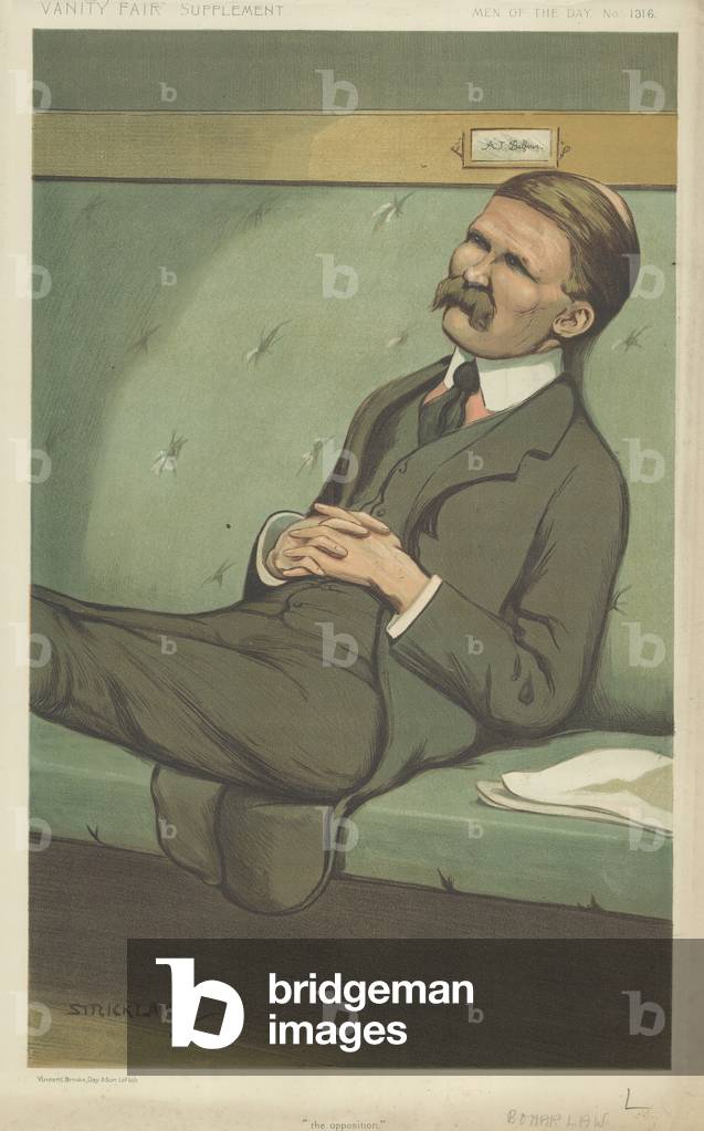 The Right Hon A Bonar Law (colour litho)