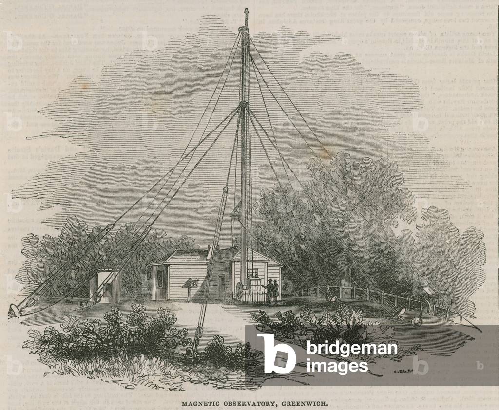 Magnetic Observatory, Greenwich (engraving)