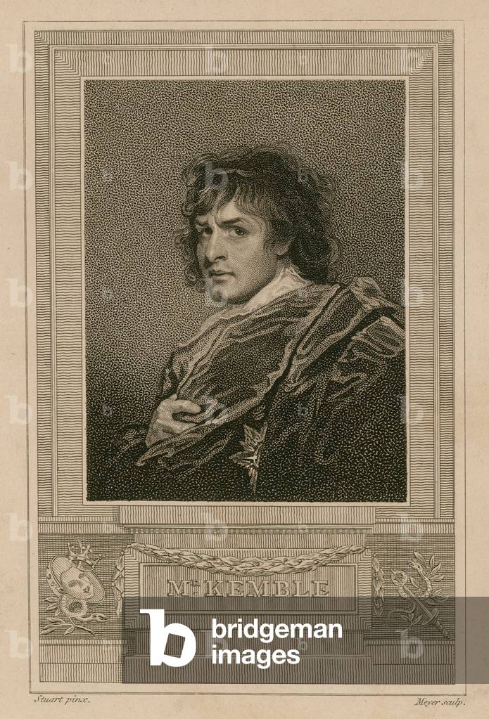 Mr Kemble, actor (engraving)