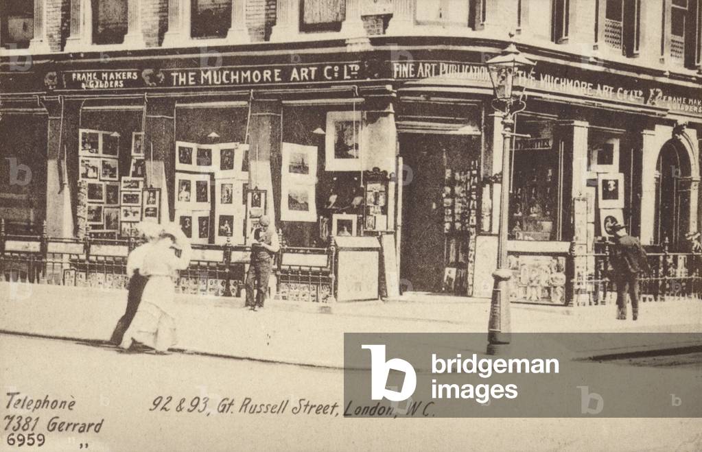 The Muchmore Art Co Ltd, 92 & 93, Great Russell Street, London, W C (b/w photo)