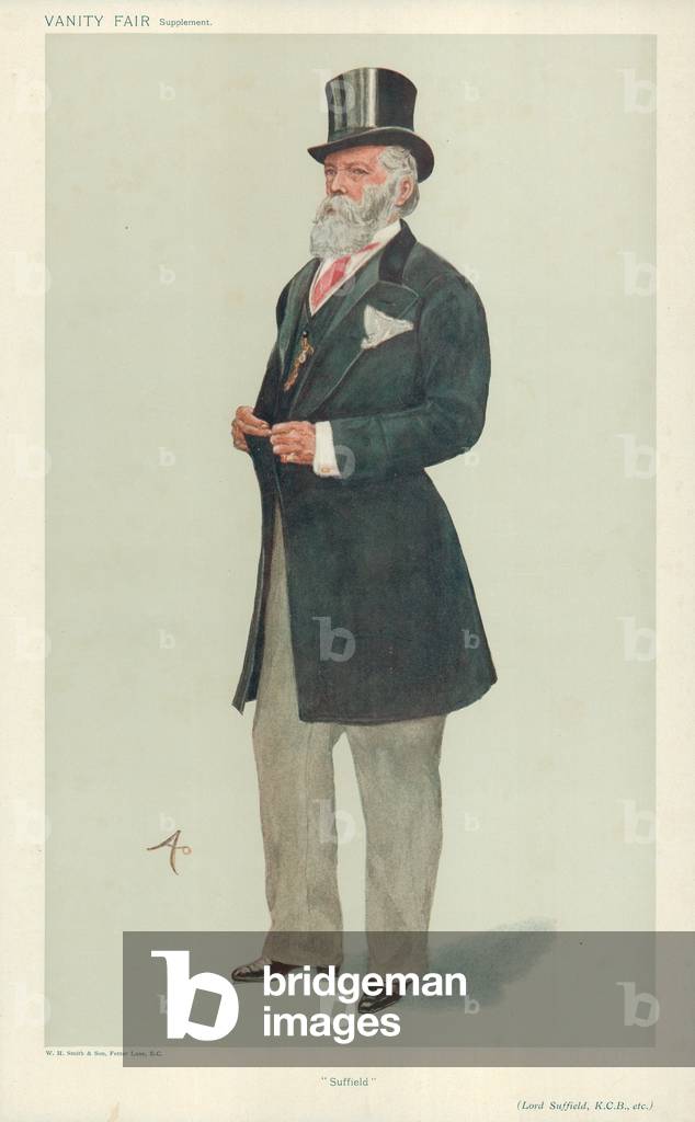 Lord Suffield, Suffield, 17 July 1907, Vanity Fair cartoon (colour litho)