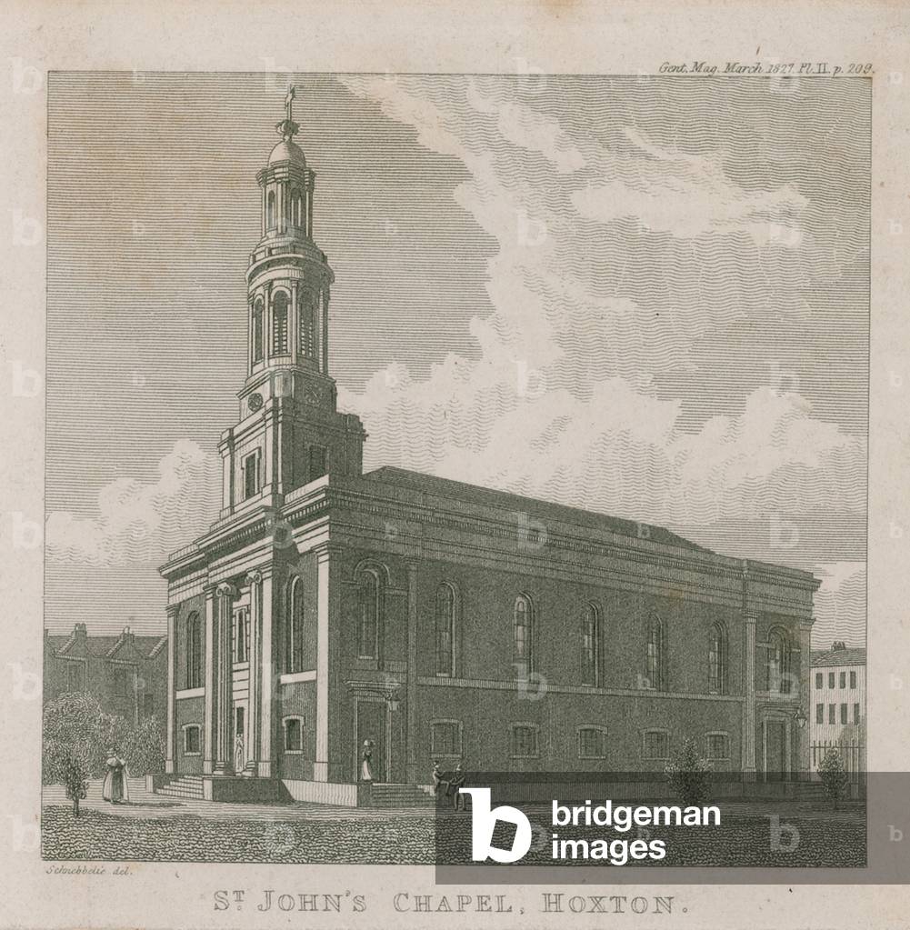 St John's Chapel, Hoxton (engraving)