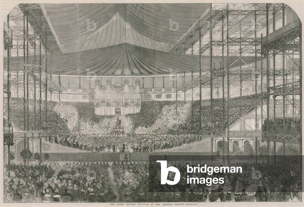 The Great Handel Festival at the Crystal Palace (engraving)