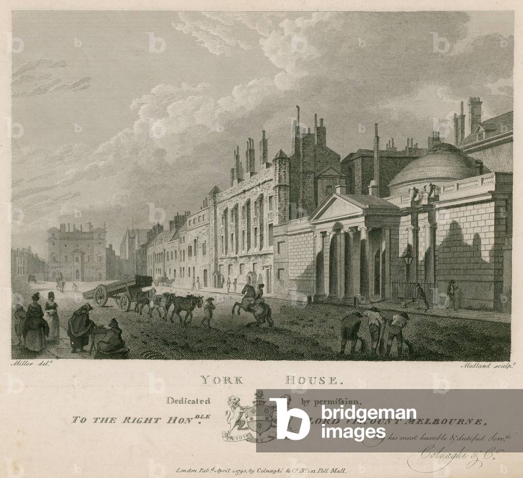 York House, Whitehall (engraving)
