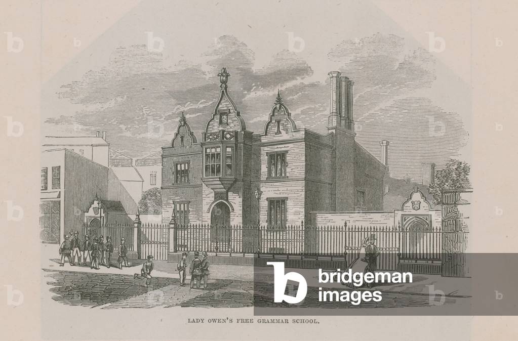 Lady Owen's Free Grammar School (engraving)