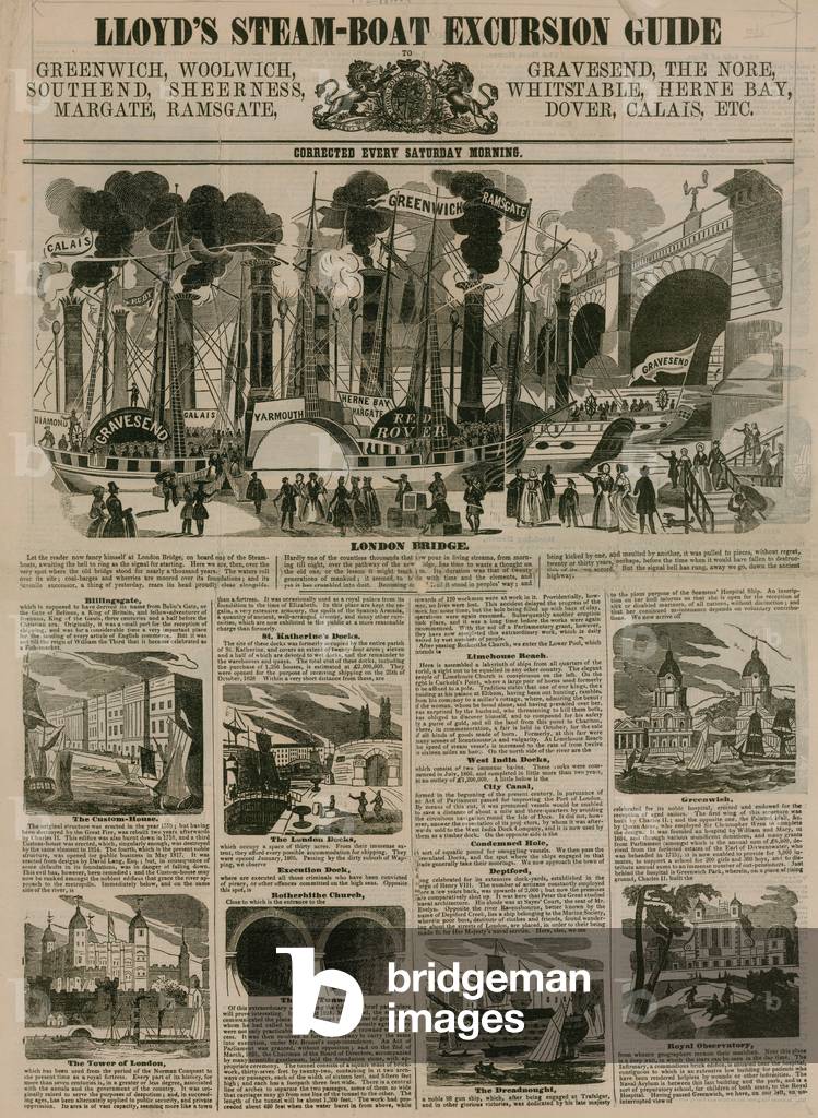 Lloyd's Steam-Boat Excursion Guide (engraving)