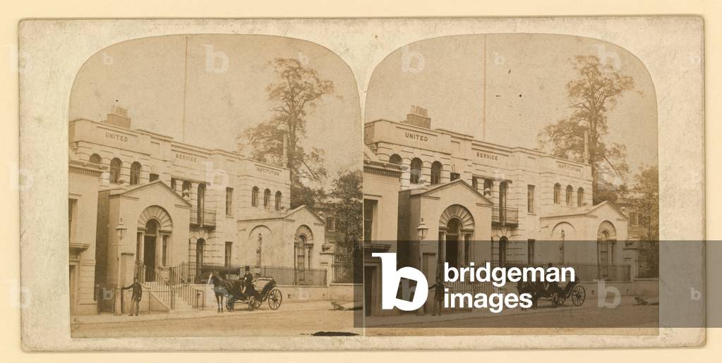 Whitehall Court or Yard, Vanbrugh House, demolished 1898 (photo)