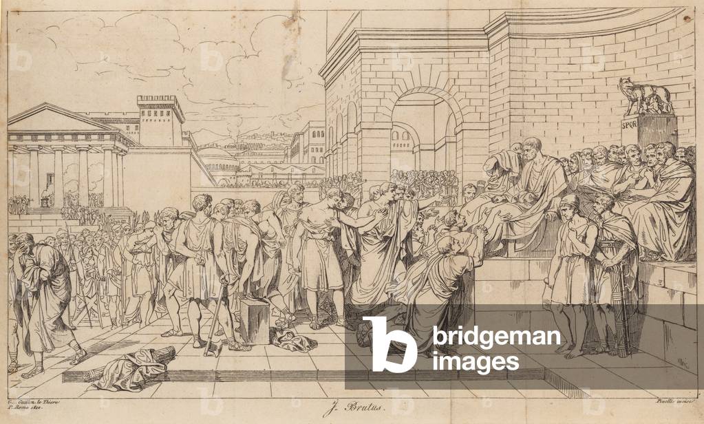 Brutus in Rome (engraving)