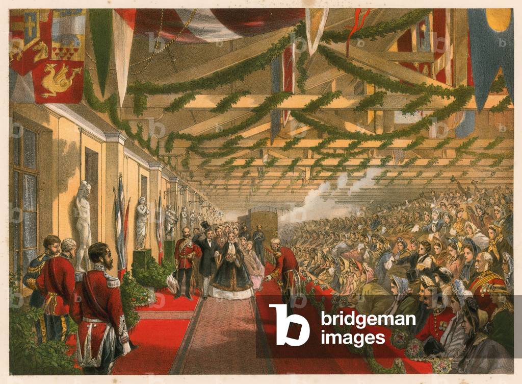 The Bricklayers Arms Station, 7 March 1863 (colour litho)