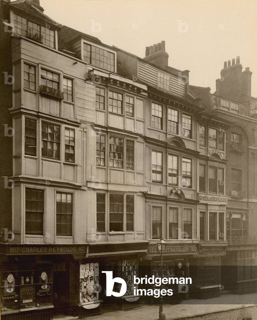 The Strand, London; south side, featuring 163-167 Strand (photo)