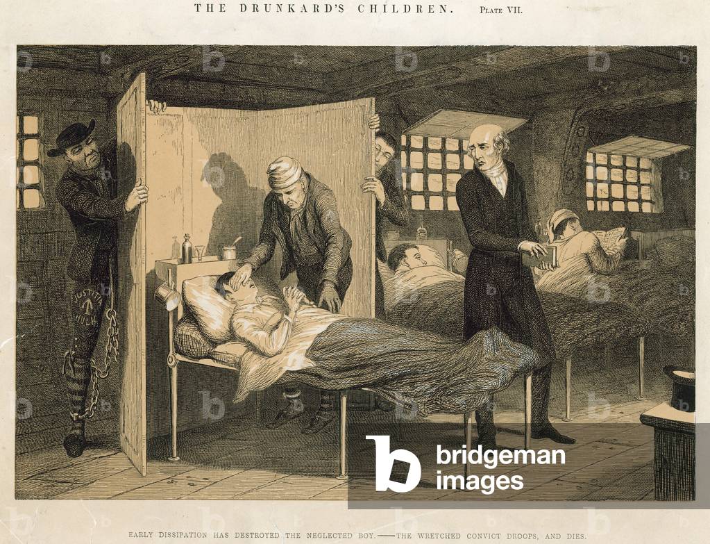 Death of the convict (engraving)