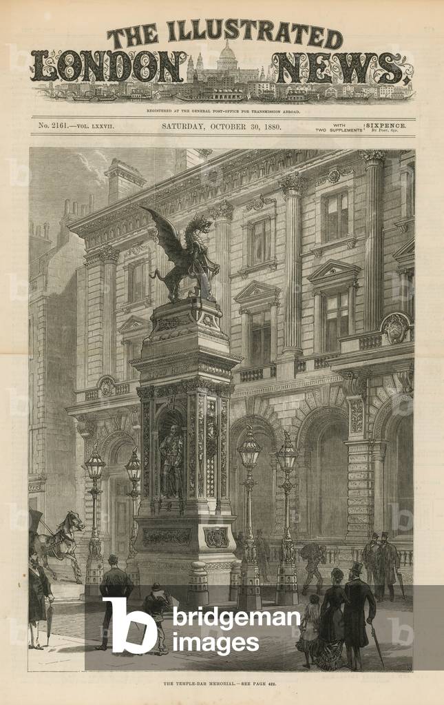 The Temple Bar memorial (engraving)