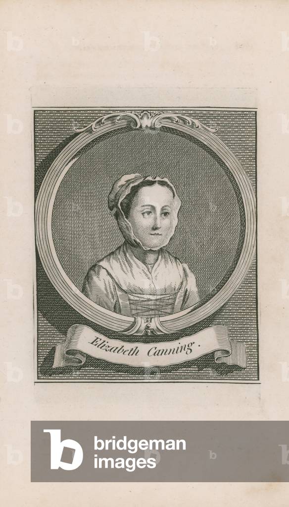 Portrait of Elizabeth Canning (engraving)