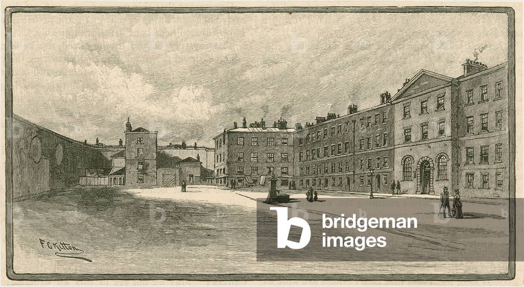 King's Bench Prison, London (engraving)