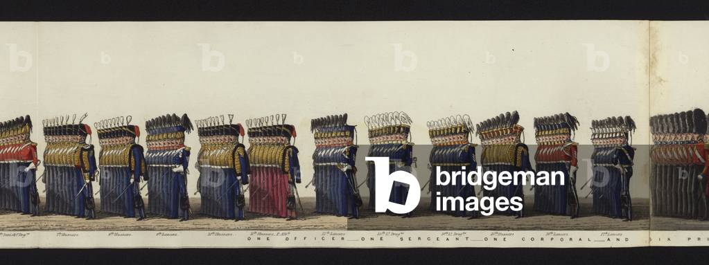 Part of the Panoramic View of the Entire Funeral Procession of Arthur, Duke of Wellington (coloured aquatint)