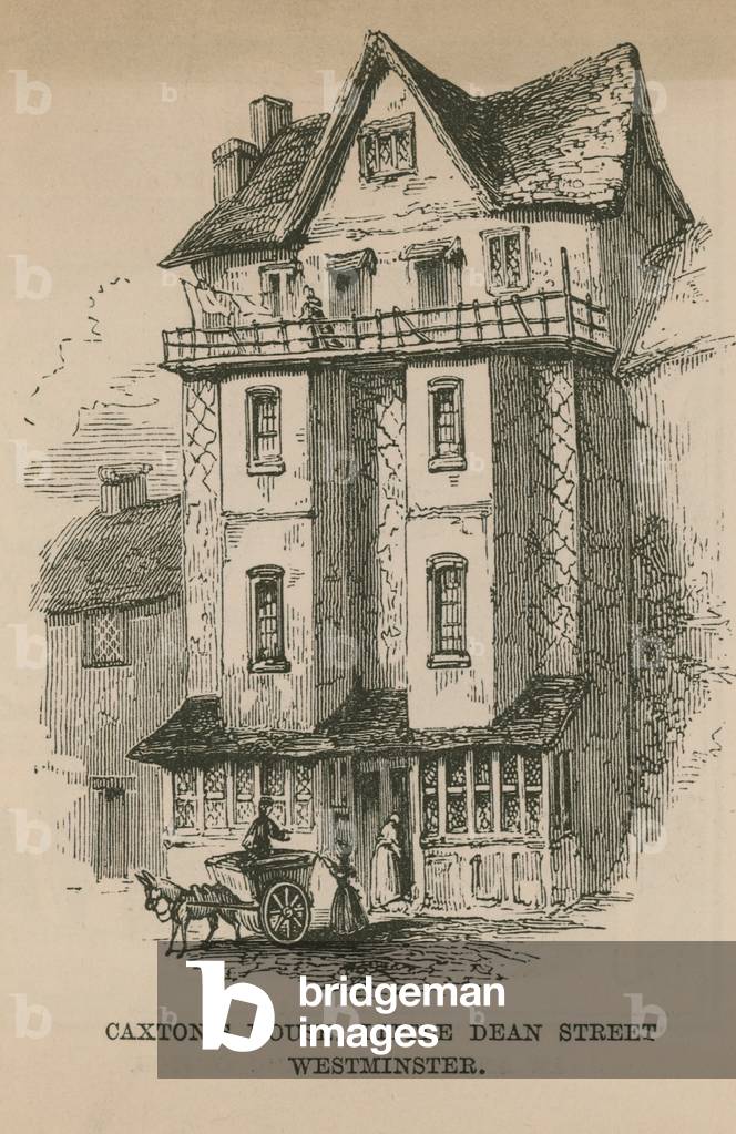 The home of William Caxton (engraving)