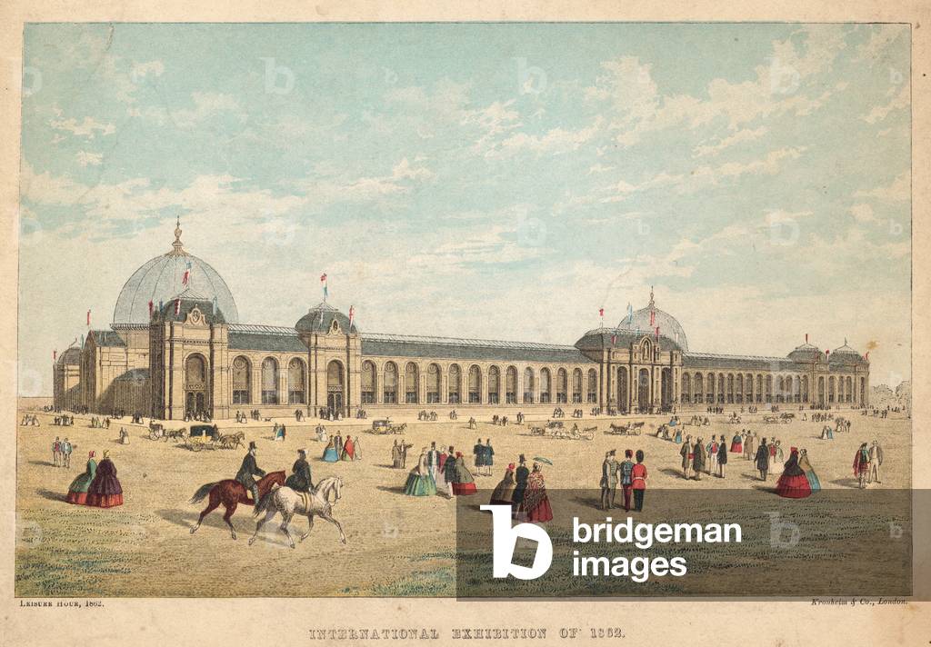The International Exhibition of 1862 (coloured engraving)