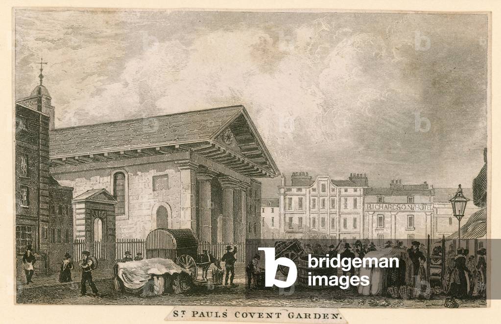 St Paul's, Covent Garden, London (engraving)