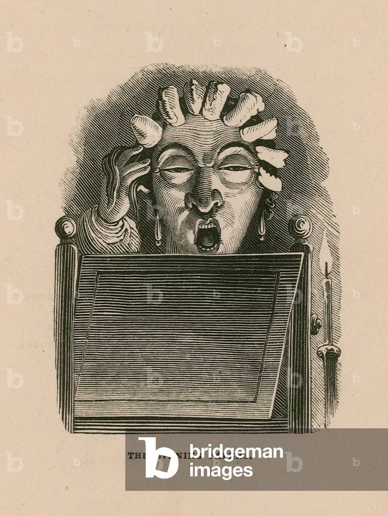 The evening papers (engraving)