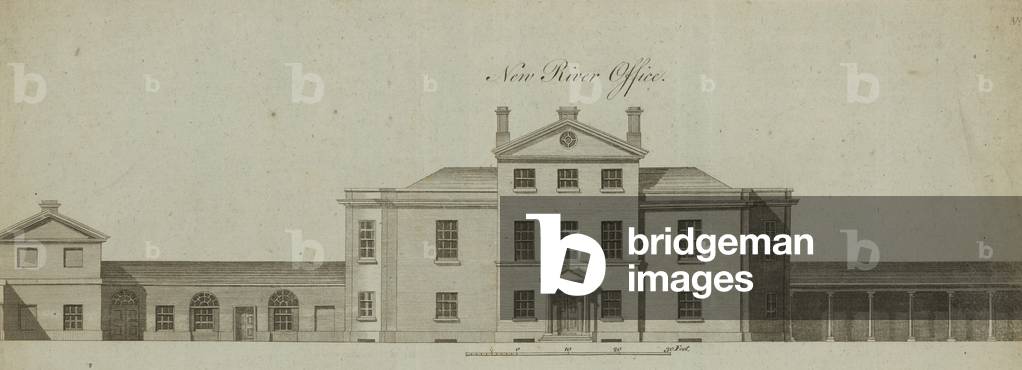 New River Office, London (engraving)
