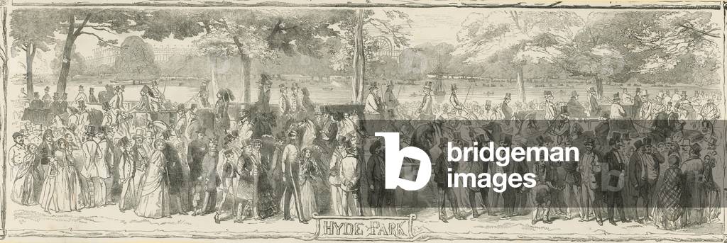 Hyde Park, London (engraving)