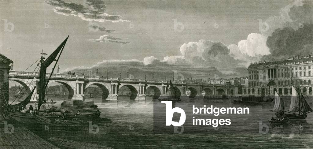 Waterloo Bridge, London (engraving)