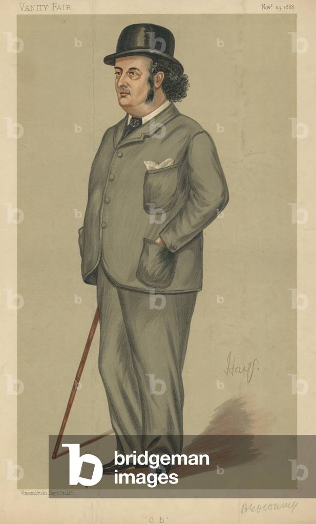 Mr Oscar Browning (colour litho)